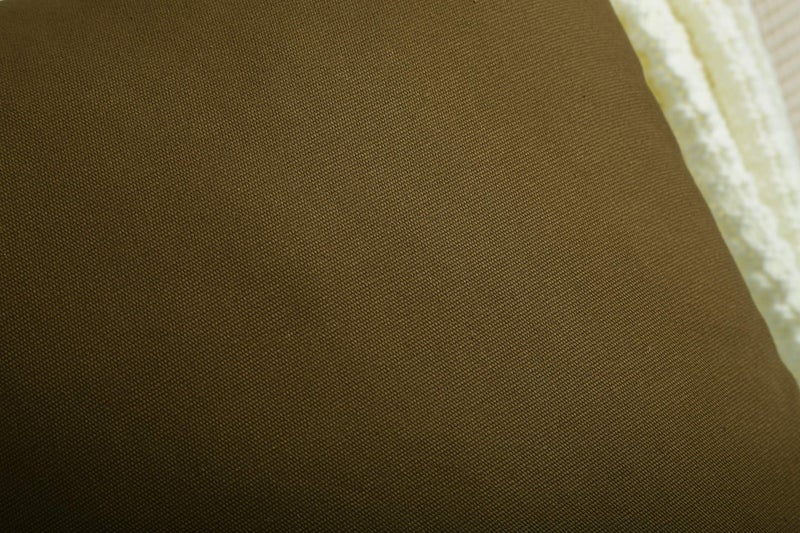 TangDepot Cotton Solid Throw Pillow Covers, 18" x 18" , Coffee, 1 Count (Pack of 1) - Image 3